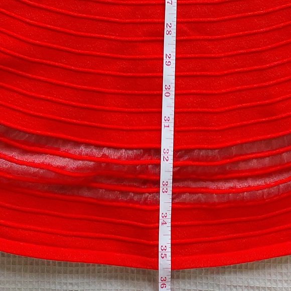 Red A-line dress French Connection - Picture 4 of 6